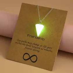 " Charms are Glowing " Friendship Necklace