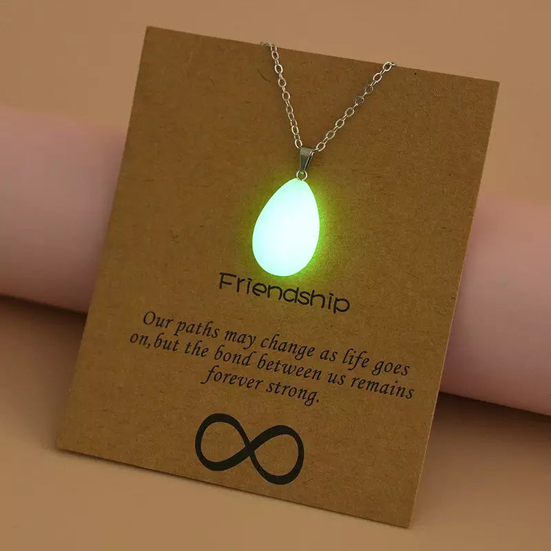 " Charms are Glowing " Friendship Necklace