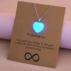 " Charms are Glowing " Friendship Necklace