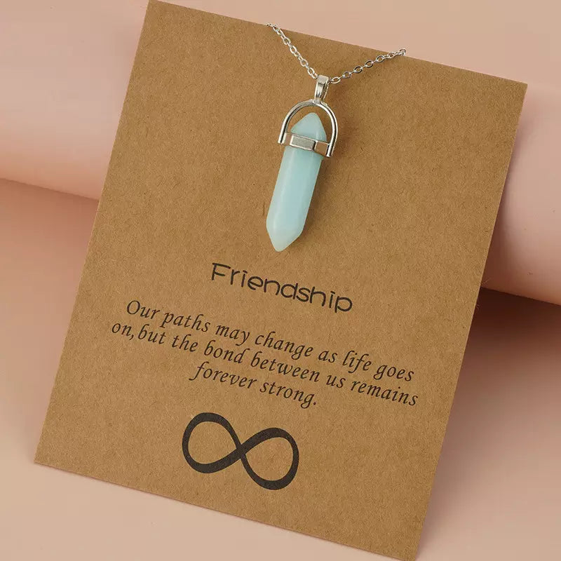 " Charms are Glowing " Friendship Necklace