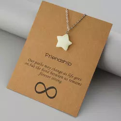 " Charms are Glowing " Friendship Necklace