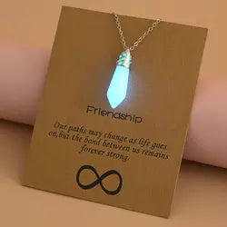 " Charms are Glowing " Friendship Necklace