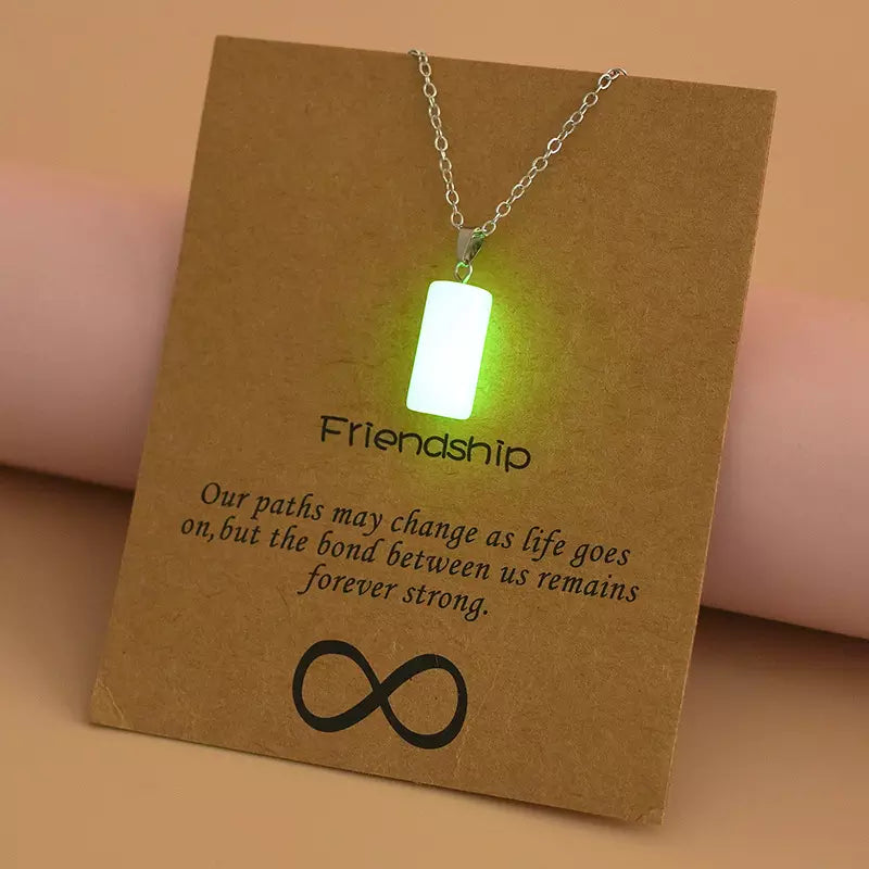 " Charms are Glowing " Friendship Necklace