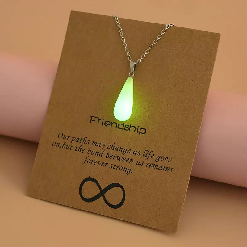 " Charms are Glowing " Friendship Necklace